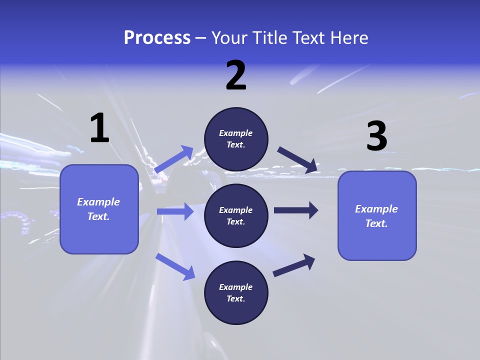 Traffic Velocity Move PowerPoint Template