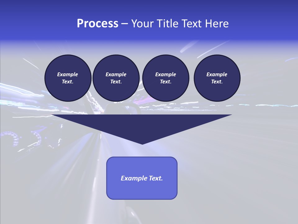 Traffic Velocity Move PowerPoint Template