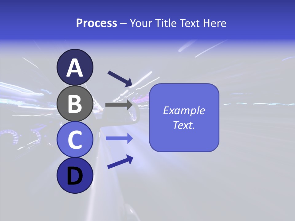 Traffic Velocity Move PowerPoint Template