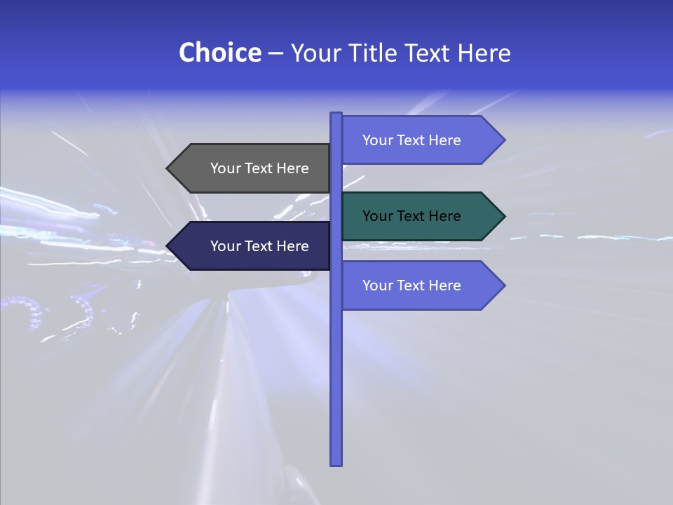 Traffic Velocity Move PowerPoint Template