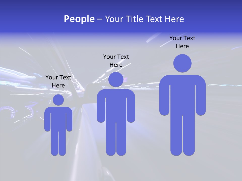 Traffic Velocity Move PowerPoint Template