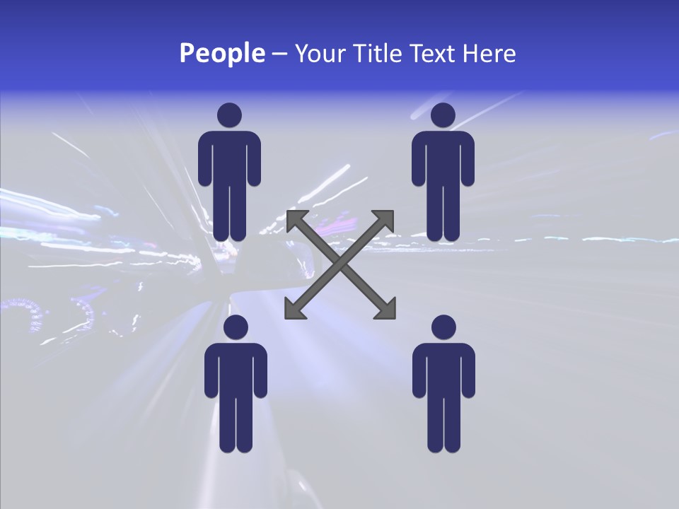 Traffic Velocity Move PowerPoint Template