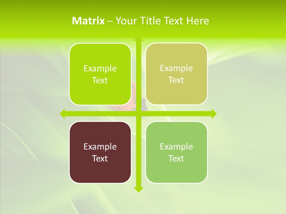 Idyllic Spring Grass PowerPoint Template