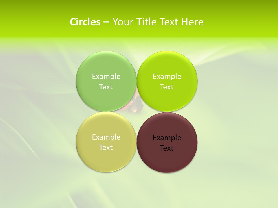 Idyllic Spring Grass PowerPoint Template