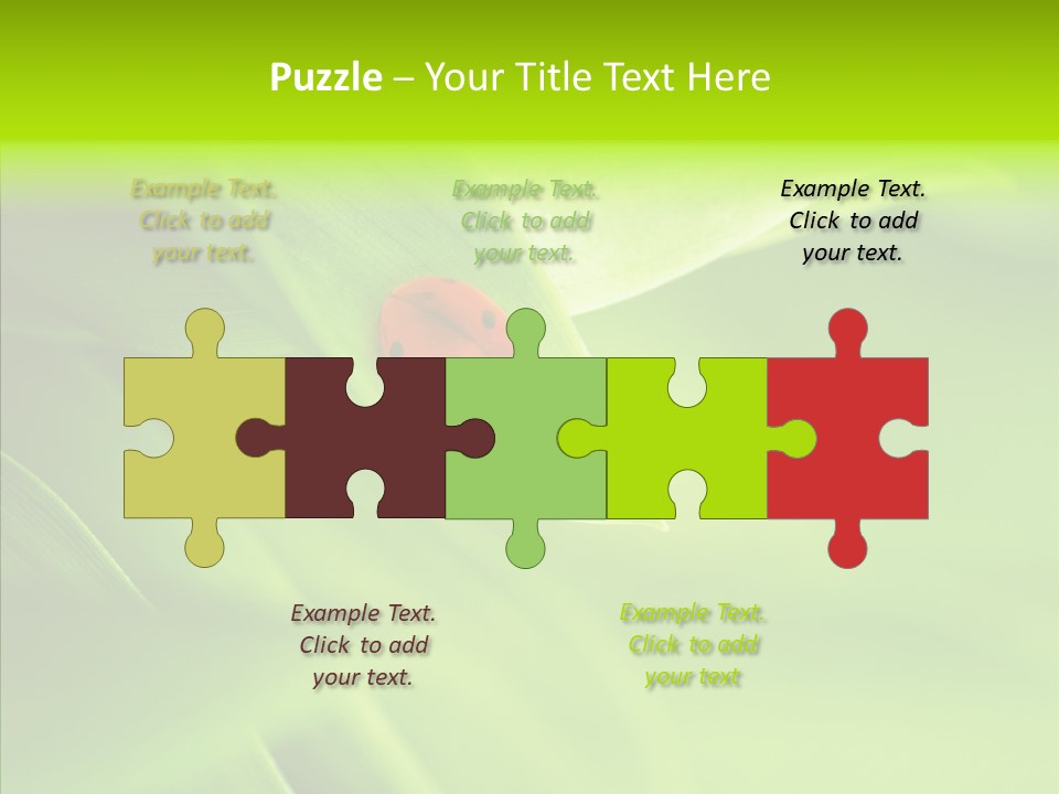 Idyllic Spring Grass PowerPoint Template