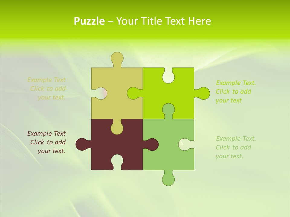 Idyllic Spring Grass PowerPoint Template