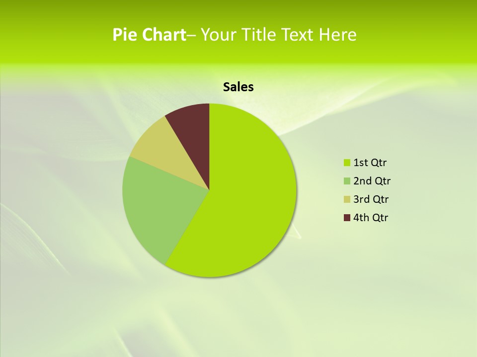 Idyllic Spring Grass PowerPoint Template