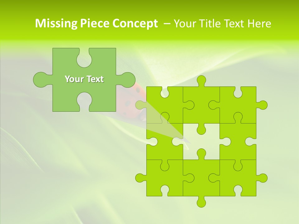 Idyllic Spring Grass PowerPoint Template