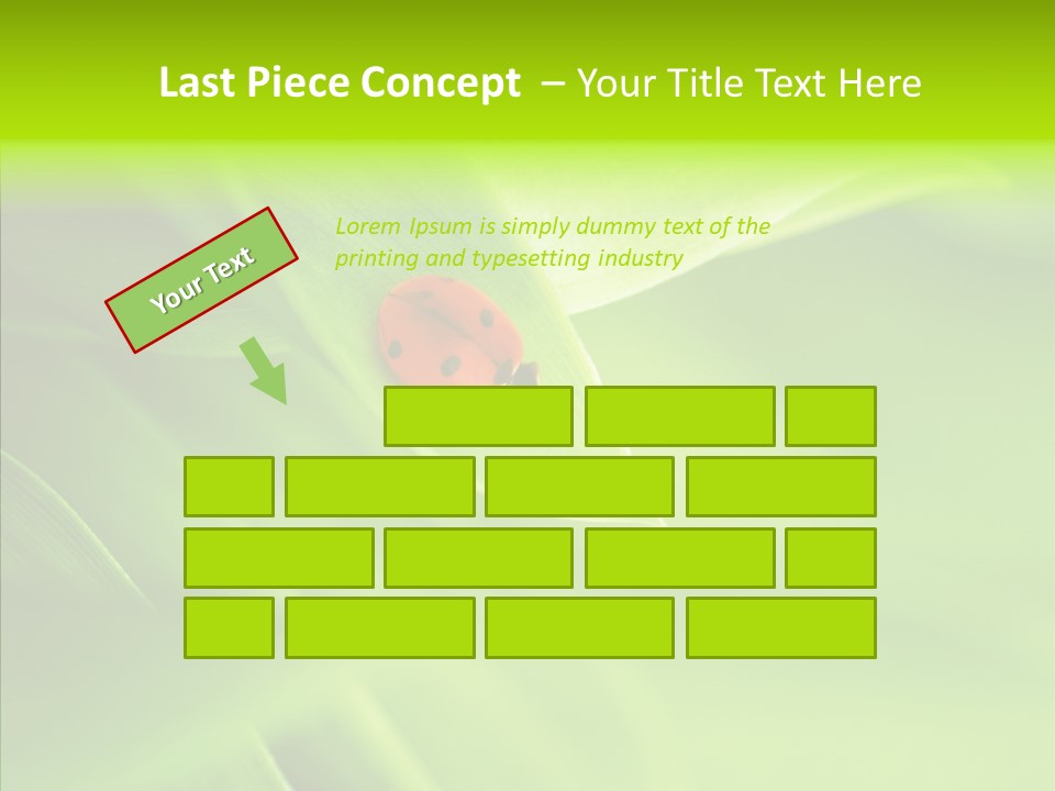 Idyllic Spring Grass PowerPoint Template