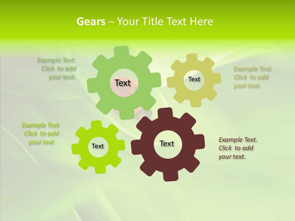 Idyllic Spring Grass PowerPoint Template