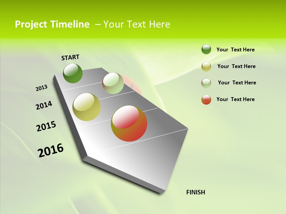 Idyllic Spring Grass PowerPoint Template