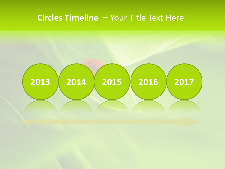 Idyllic Spring Grass PowerPoint Template