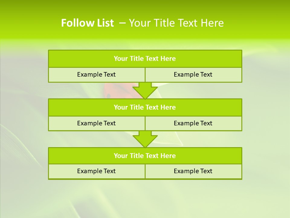 Idyllic Spring Grass PowerPoint Template