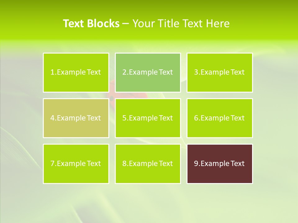 Idyllic Spring Grass PowerPoint Template