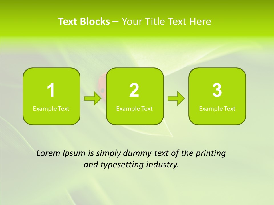 Idyllic Spring Grass PowerPoint Template