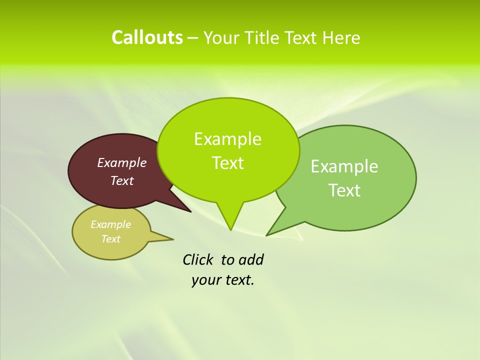 Idyllic Spring Grass PowerPoint Template