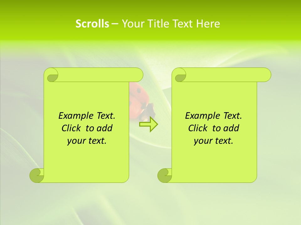 Idyllic Spring Grass PowerPoint Template