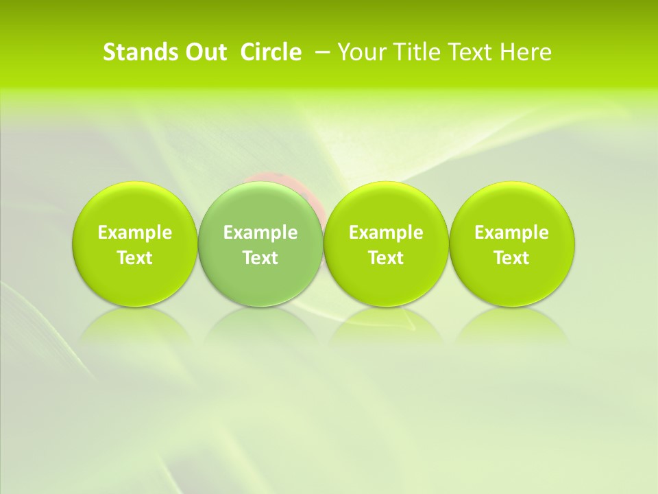 Idyllic Spring Grass PowerPoint Template