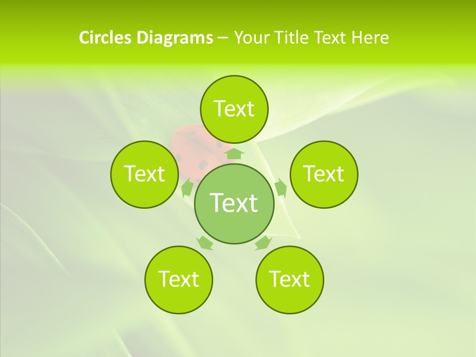 Idyllic Spring Grass PowerPoint Template