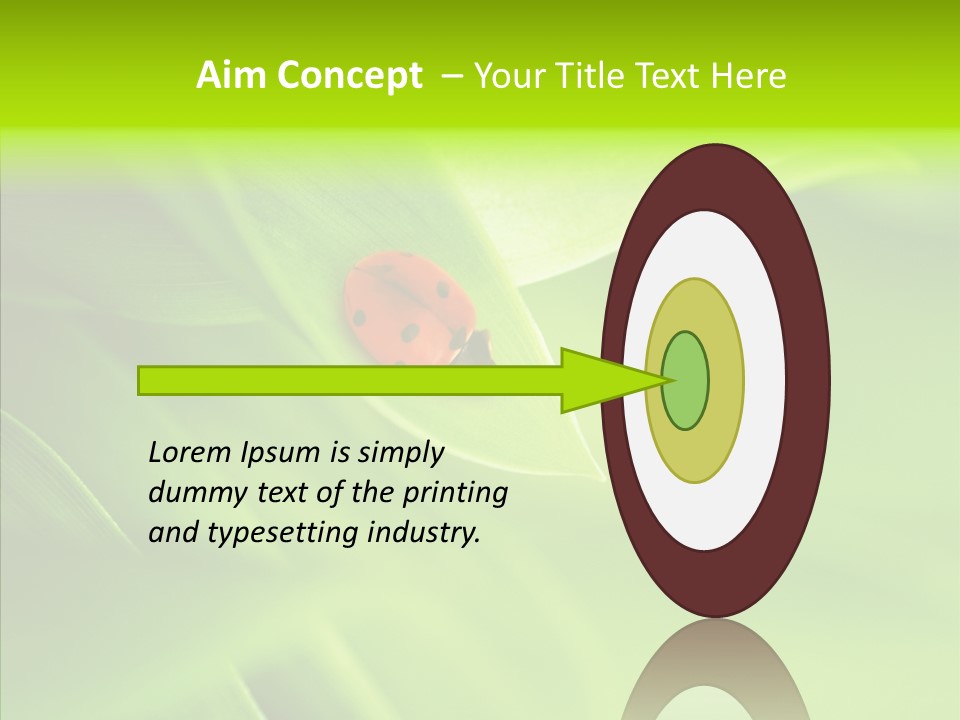 Idyllic Spring Grass PowerPoint Template