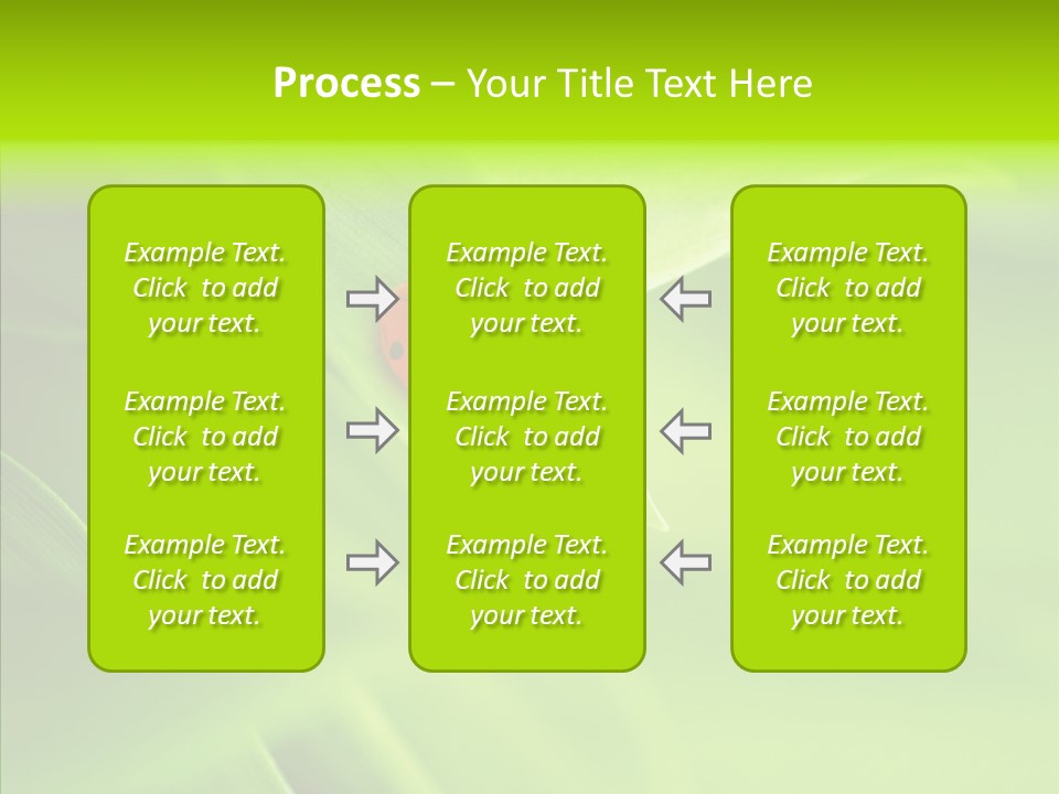 Idyllic Spring Grass PowerPoint Template