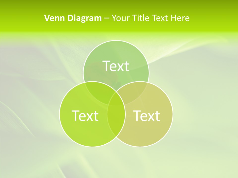 Idyllic Spring Grass PowerPoint Template