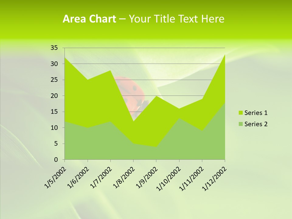 Idyllic Spring Grass PowerPoint Template