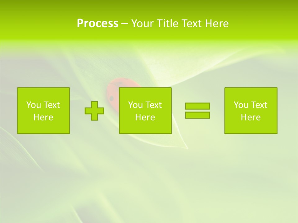 Idyllic Spring Grass PowerPoint Template