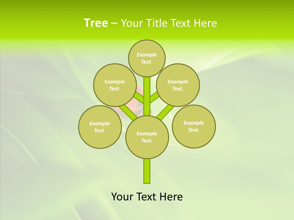 Idyllic Spring Grass PowerPoint Template