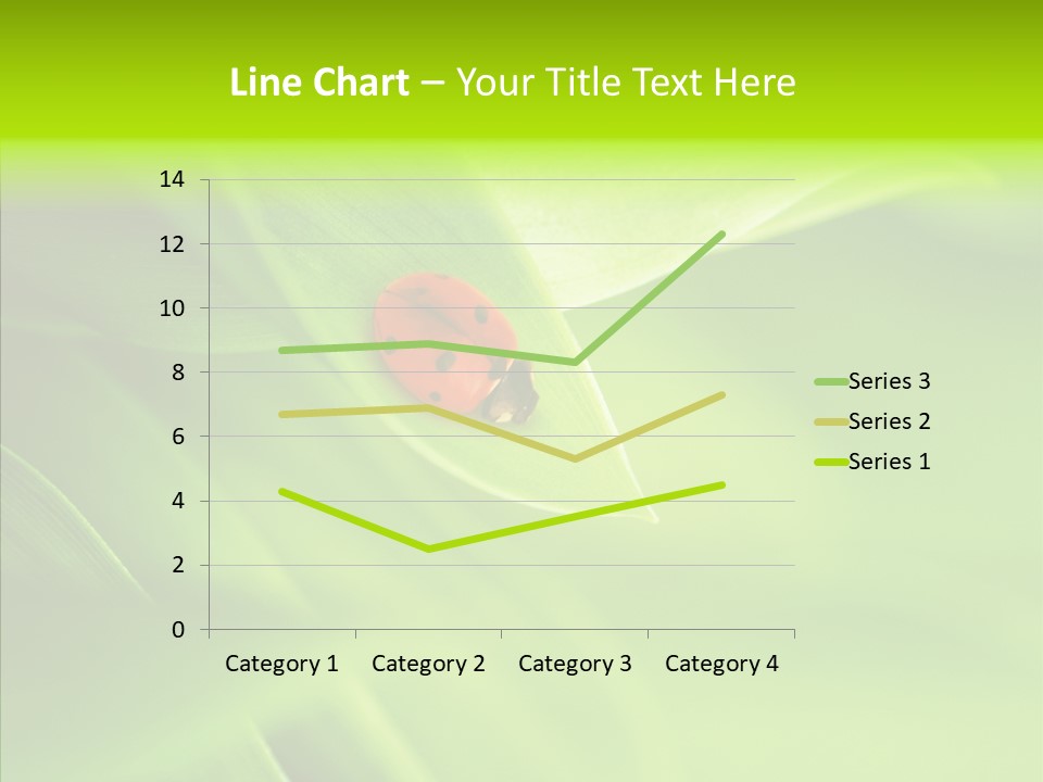 Idyllic Spring Grass PowerPoint Template