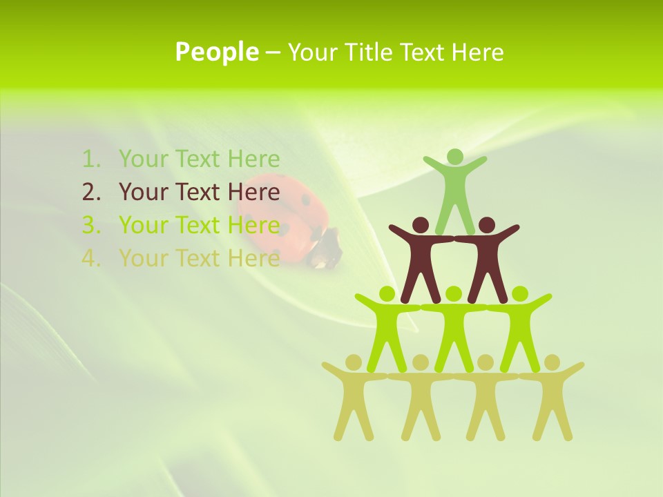 Idyllic Spring Grass PowerPoint Template