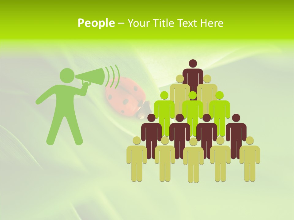 Idyllic Spring Grass PowerPoint Template