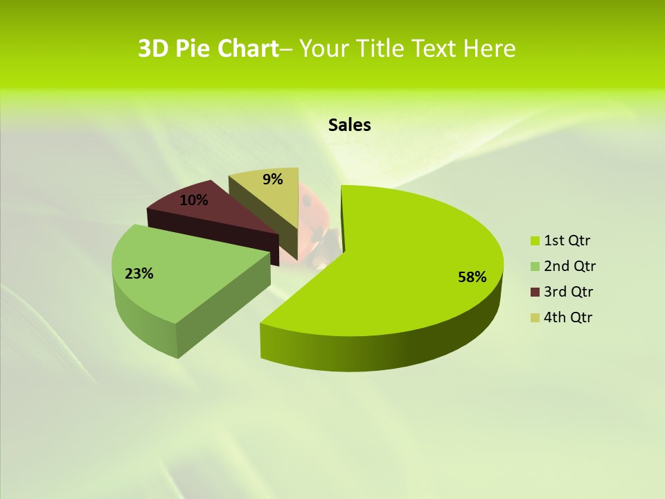 Idyllic Spring Grass PowerPoint Template