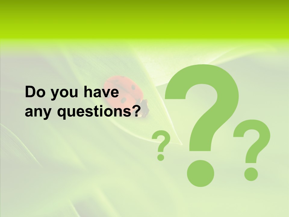 Idyllic Spring Grass PowerPoint Template