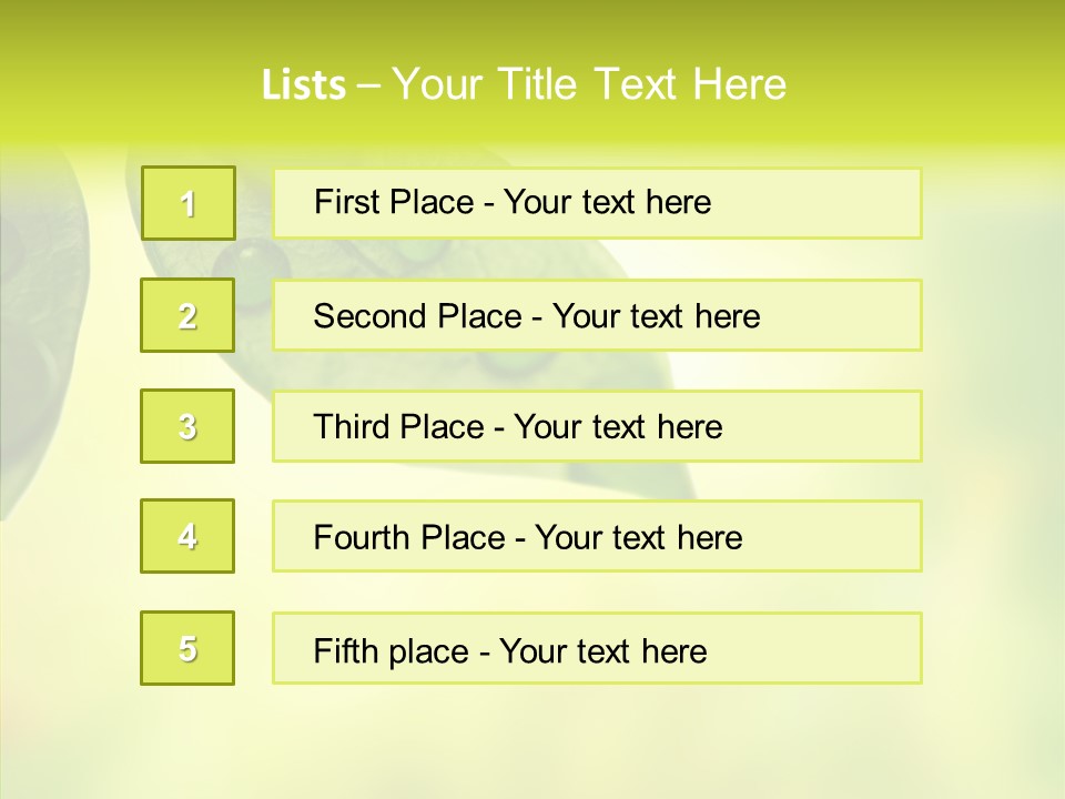 Biology Natural Ladybug PowerPoint Template