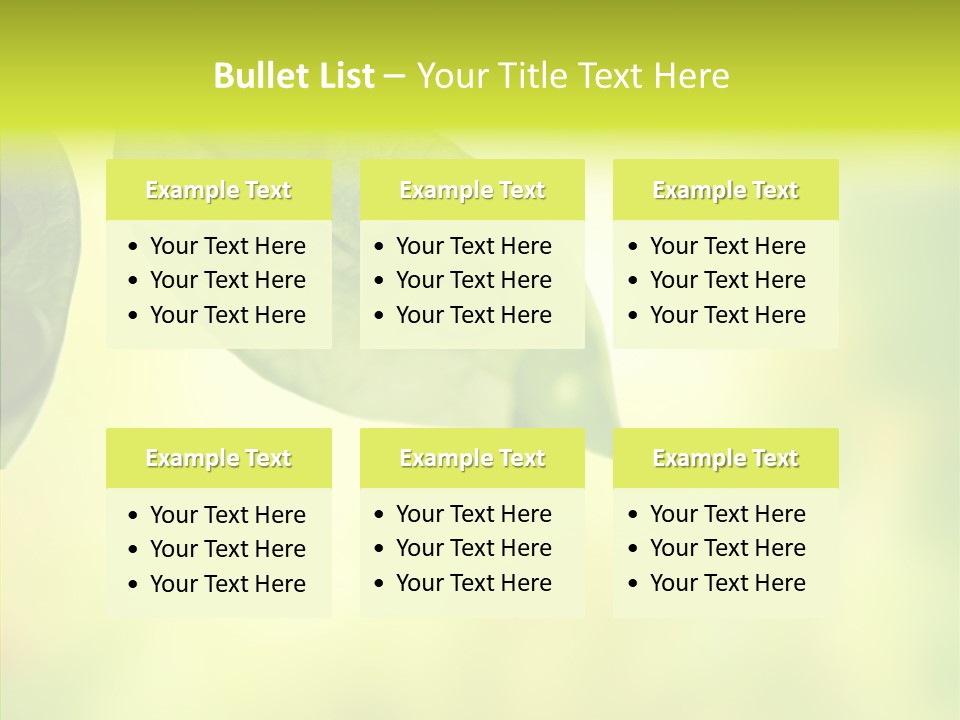 Biology Natural Ladybug PowerPoint Template