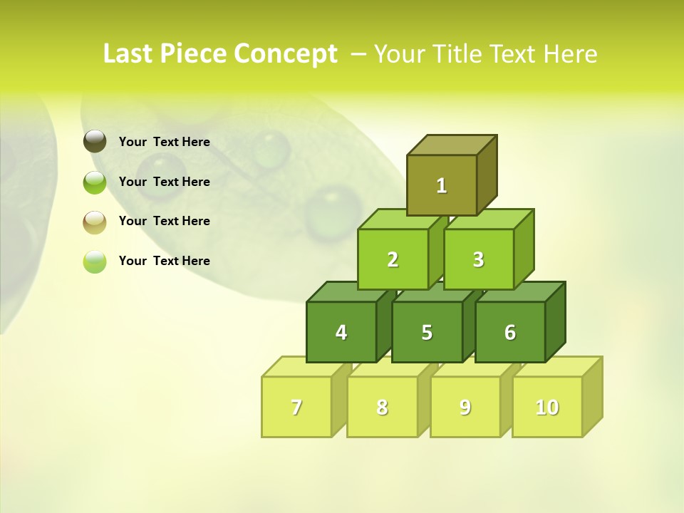 Biology Natural Ladybug PowerPoint Template