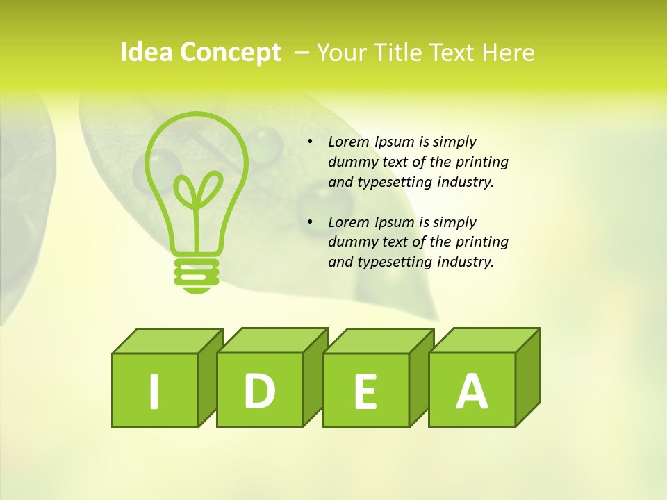 Biology Natural Ladybug PowerPoint Template