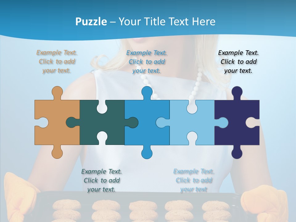 Lady Hairstyle Person PowerPoint Template