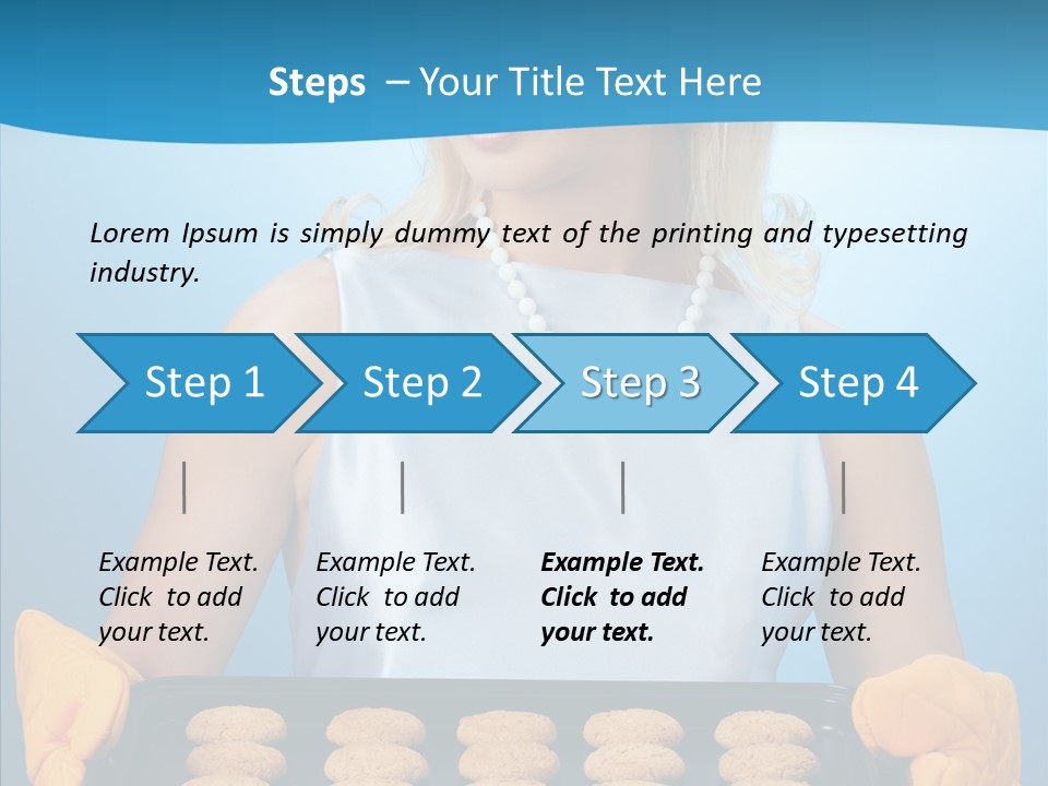 Lady Hairstyle Person PowerPoint Template