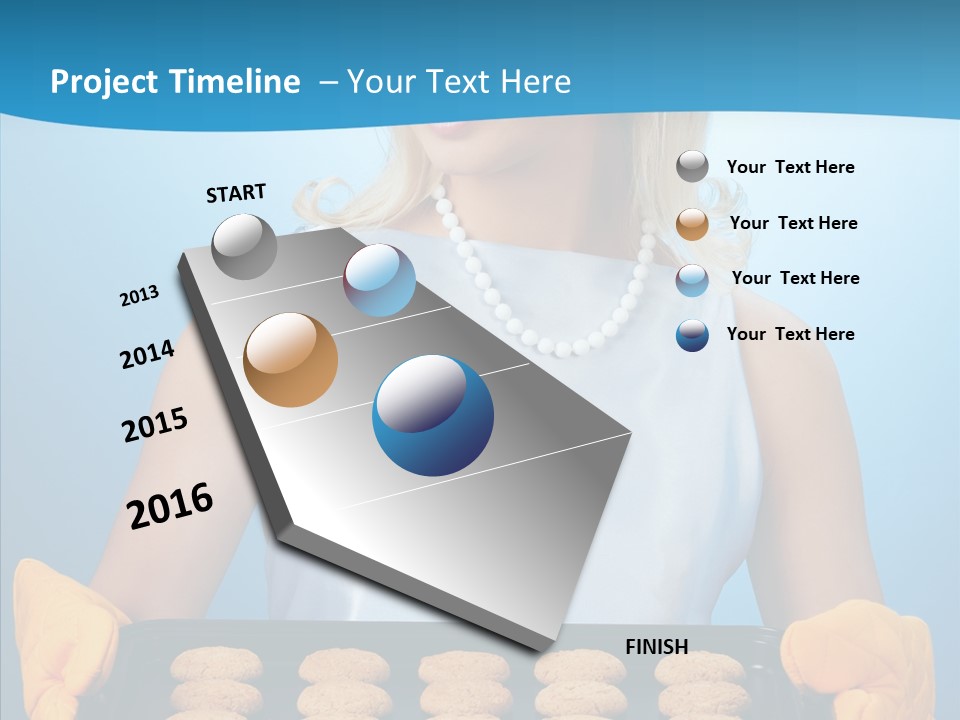 Lady Hairstyle Person PowerPoint Template