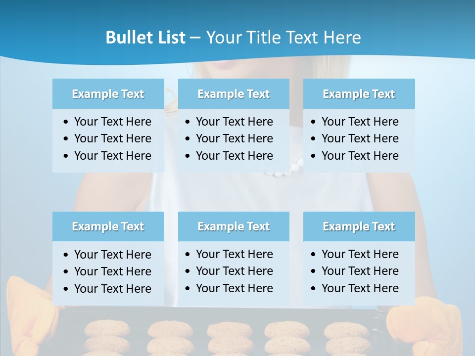 Lady Hairstyle Person PowerPoint Template