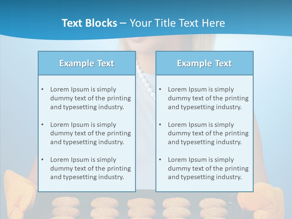 Lady Hairstyle Person PowerPoint Template