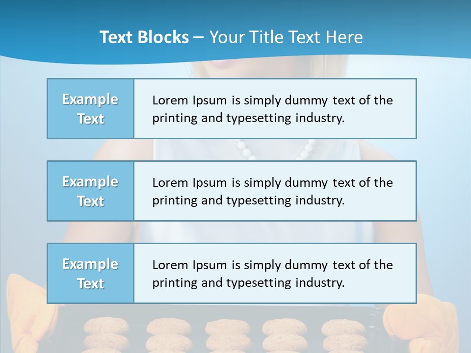 Lady Hairstyle Person PowerPoint Template