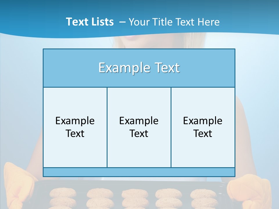 Lady Hairstyle Person PowerPoint Template