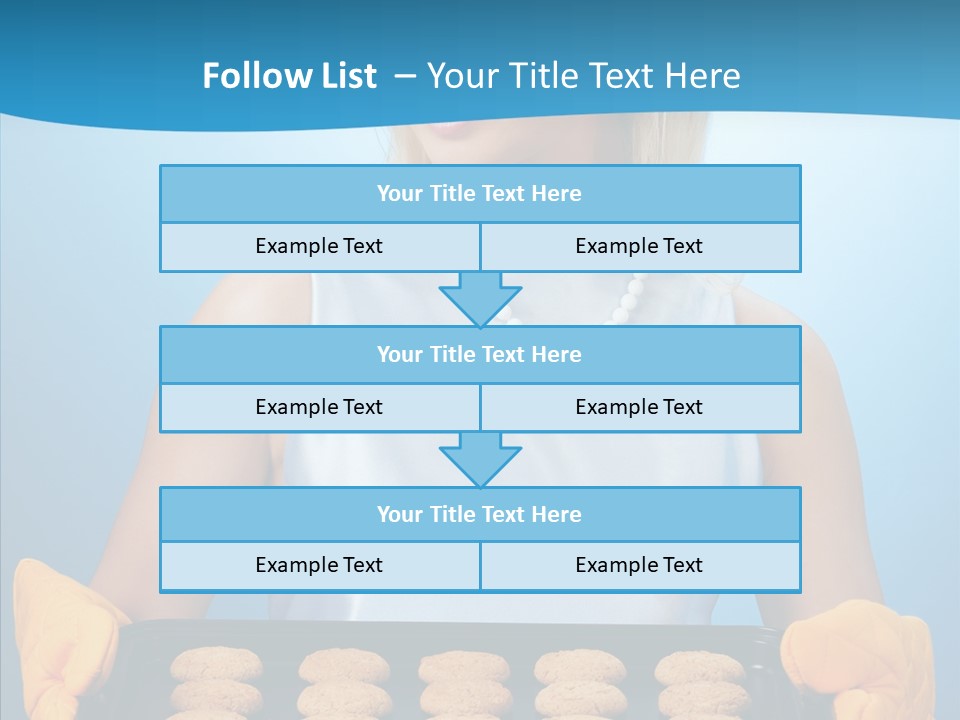 Lady Hairstyle Person PowerPoint Template