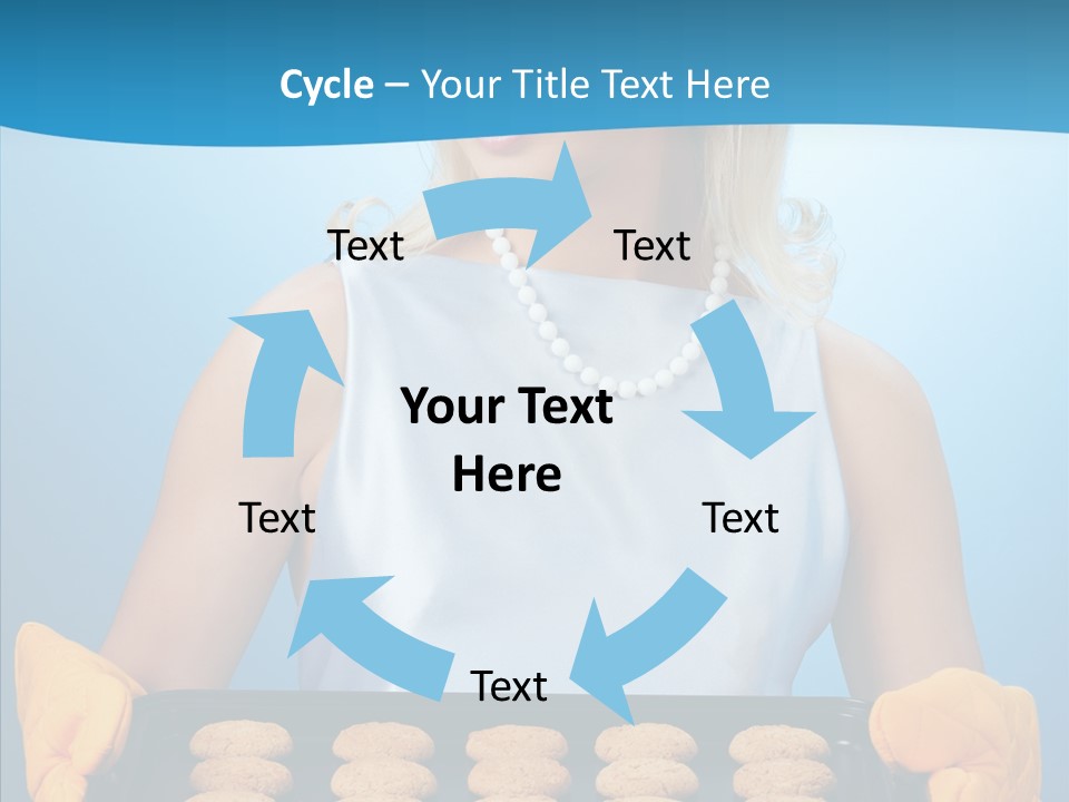 Lady Hairstyle Person PowerPoint Template