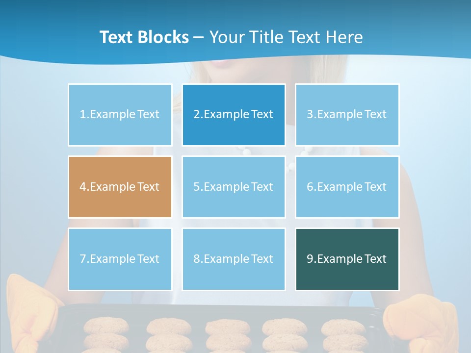 Lady Hairstyle Person PowerPoint Template