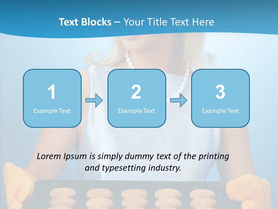 Lady Hairstyle Person PowerPoint Template
