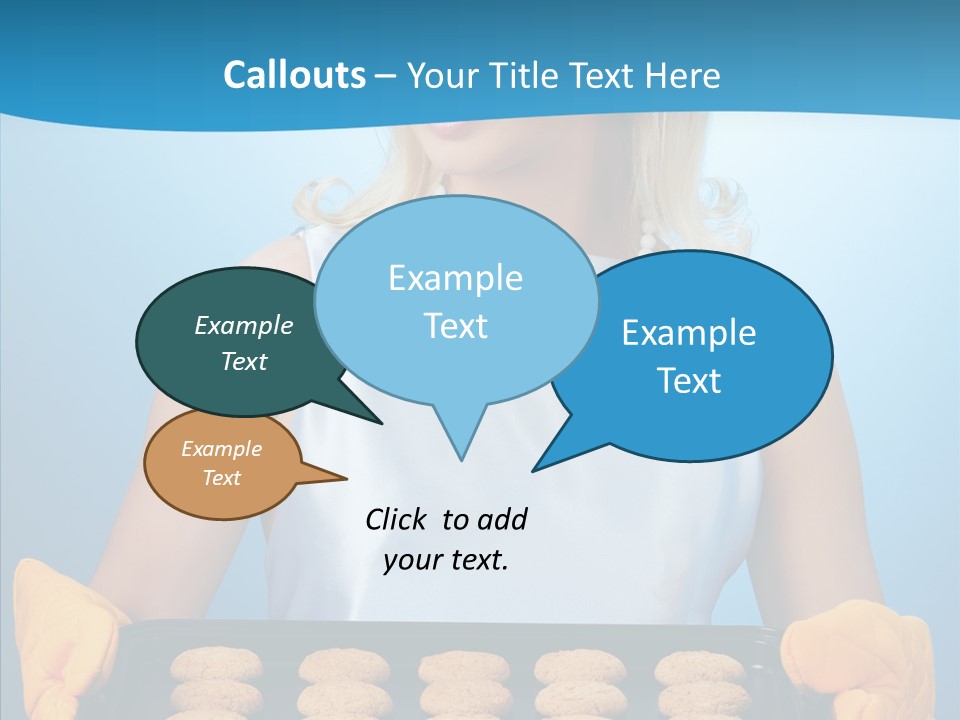 Lady Hairstyle Person PowerPoint Template